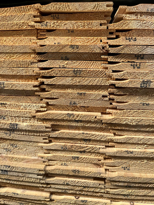 4" Untreated Shiplap Cladding x 4.5m - Wern-wood